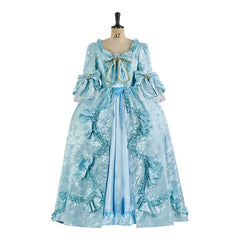 Sky Blue Marie Antoinette Rococo Ball Gown | Gothic Victorian Dress Costume for Women - Coscosmos