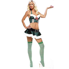 Split, three - point Christmas clothing, cosplay COS Christmas clothing, women's lingerie, sexy Christmas clothing - Coscosmos