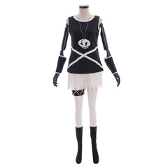 Sun and Moon Team Skull Grunts Female Cosplay Costume - Coscosmos