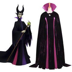 Super Villain Costume Dress | Sleeping Beauty Inspired Halloween Cosplay Costume - Coscosmos