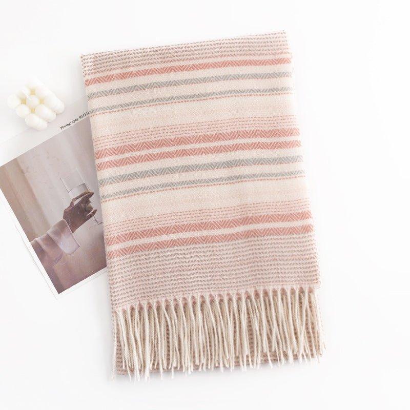 Sweet and Elegant Scarf | Soft Cashmere - Like Shawl for Women | Lightweight Fashion Wrap for Thanksgiving & Halloween - Coscosmos