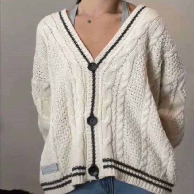 Taylor Swift Inspired Knit Wool Cardigan | Cozy Christmas Sweater for Women - Coscosmos