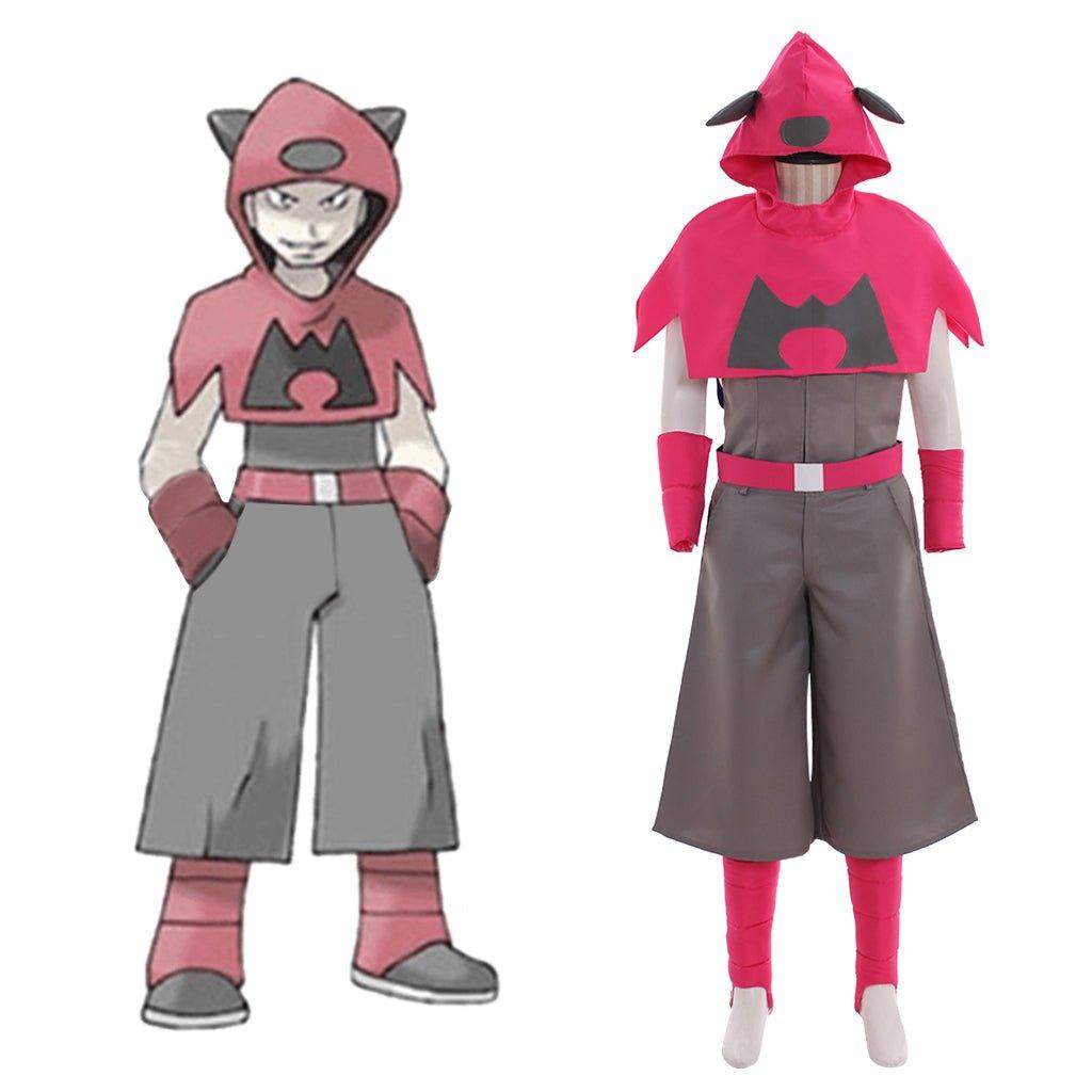 Team Magma Men’s Cosplay Costume Pokémon Anime Cosplay - Coscosmos