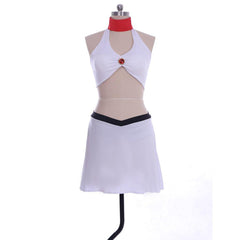 The Last Airbender Ty Lee Cosplay Swimsuit Set – Sexy White Top and Mini Skirt - Coscosmos