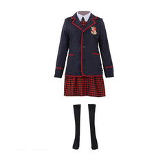 The Umbrella Academy Girl School Uniform Cosplay Costume | Authentic Jacket and Dress for Adults - Coscosmos