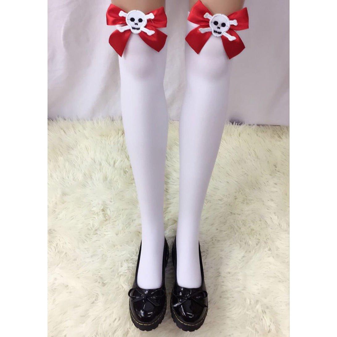 Thick, sexy Christmas items cotton socks, adult bow Christmas stockings, stockings - Coscosmos