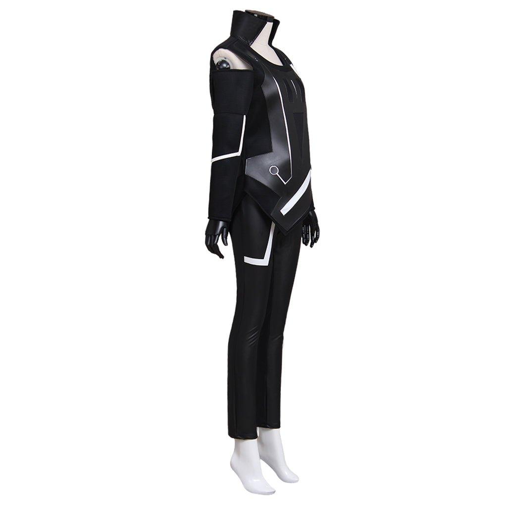 Tron Legacy Quorra Cosplay Costume - Reflective Jumpsuit Licensed Disney Outfit - Coscosmos