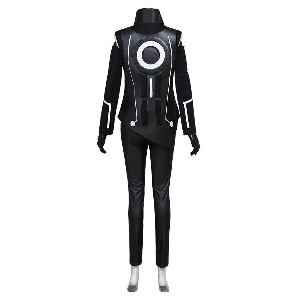 Tron Legacy Quorra Cosplay Costume - Reflective Jumpsuit Licensed Disney Outfit - Coscosmos