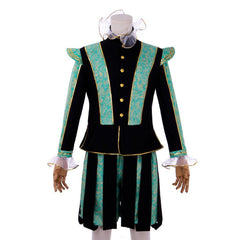 Tudor Court Noble Men's Costume - Elizabethan Prince Outfit with Hat | Coscomos Medieval Series - Coscosmos