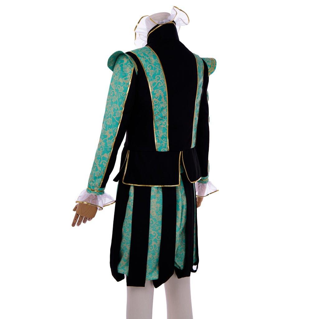 Tudor Court Noble Men's Costume - Elizabethan Prince Outfit with Hat | Coscomos Medieval Series - Coscosmos