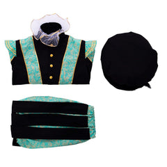 Tudor Court Noble Men's Costume - Elizabethan Prince Outfit with Hat | Coscomos Medieval Series - Coscosmos