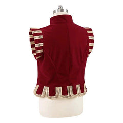 Tudor Prince Red Vest Costume - Medieval Renaissance Royal Nobleman Outfit for Men | Coscomos Cosplay Series - Coscosmos