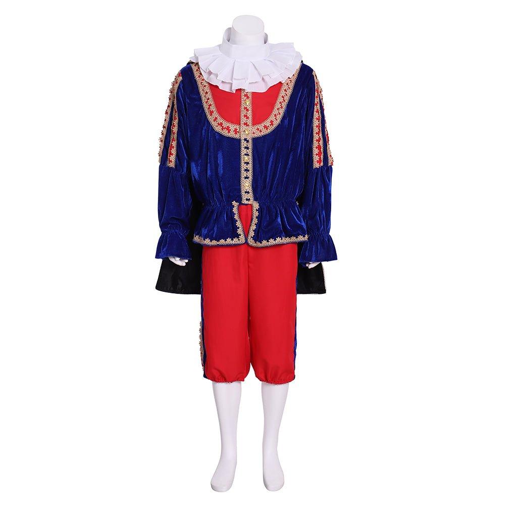 Tudor Renaissance Medieval Men’s Elizabethan Costume - Full Set for Stage & Cosplay by Coscomos - Coscosmos