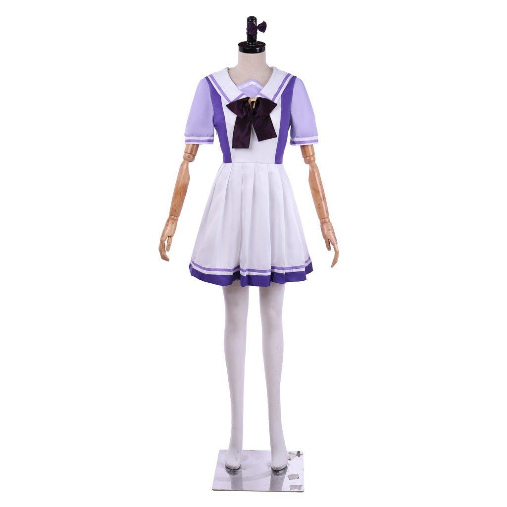 Uma Musume Pretty Derby McQueen Girl School Uniform Cosplay Costume - Coscosmos