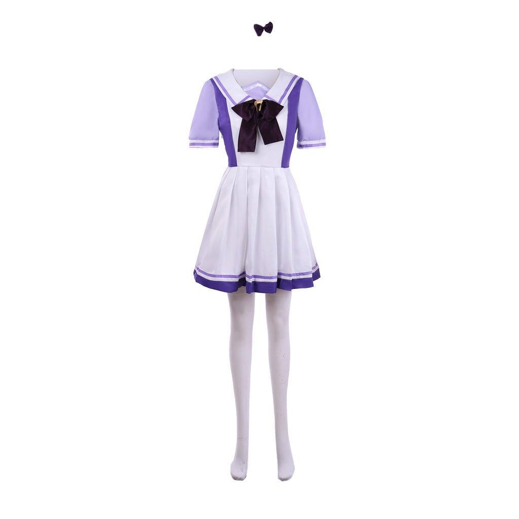 Uma Musume Pretty Derby McQueen Girl School Uniform Cosplay Costume - Coscosmos