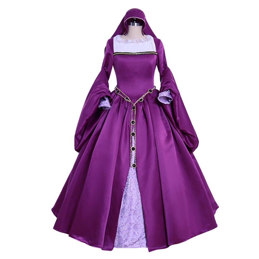 Victorian Queen Elizabeth Tudor Gothic Faire Dress | Tudor Period Cosplay Costume for Renaissance - Coscosmos