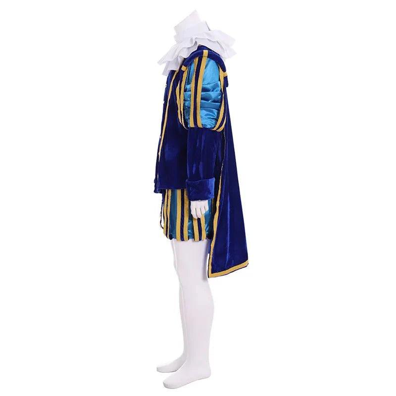 Victorian Royal Tudor King Renaissance Prince Costume - Elizabethan Opera Suit for Men | Coscomos Medieval Series - Coscosmos