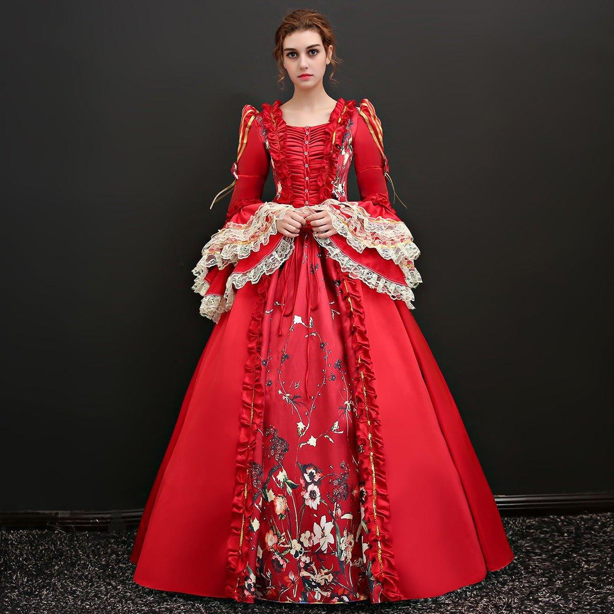 Victorian Royalty Gown: European Princess Dress for Photoshoots and Banquets - Coscosmos