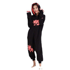 Violent Bear Couple Onesie Pajamas | Winter Thick Cartoon Animal Sleepwear for Women and Men | Coscomos - Coscosmos