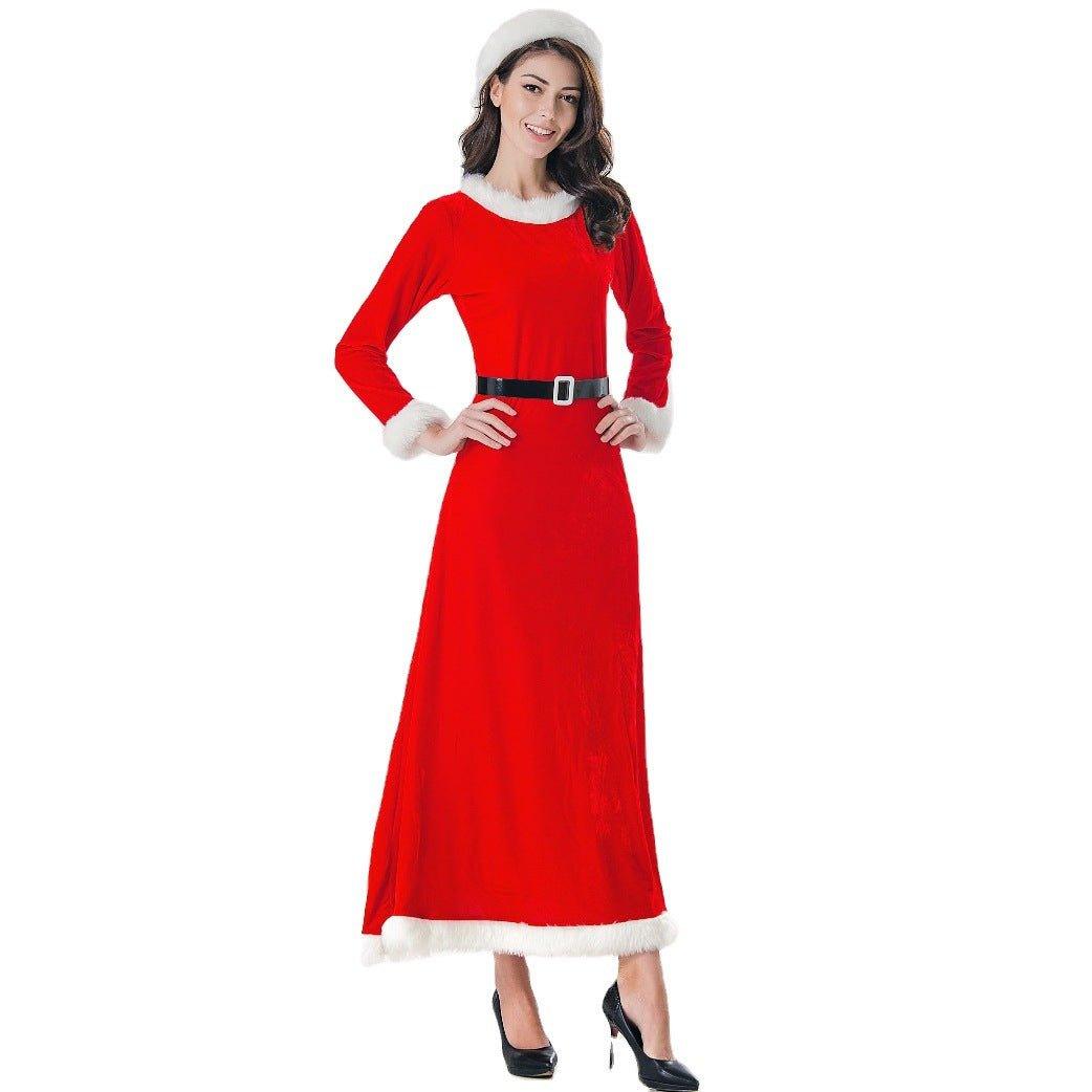 Women's Christmas Costumes Cosplay Christmas Costumes, Christmas Costumes, Long Dresses, Dresses, Sexy Christmas Costumes - Coscosmos