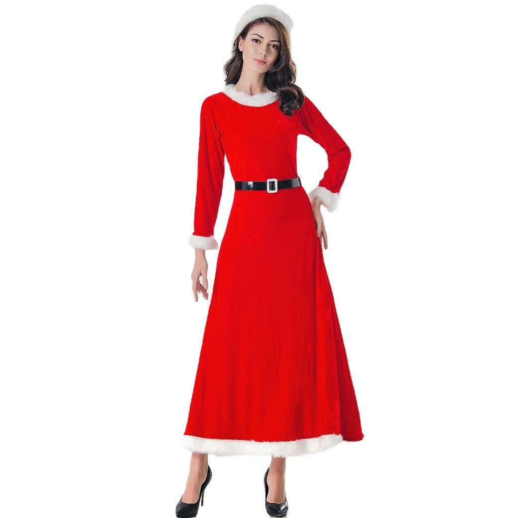 Women's Christmas Costumes Cosplay Christmas Costumes, Christmas Costumes, Long Dresses, Dresses, Sexy Christmas Costumes - Coscosmos