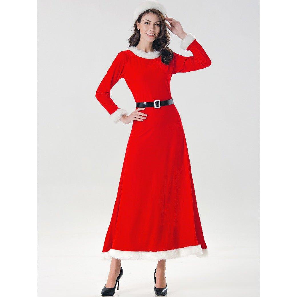 Women's Christmas Costumes Cosplay Christmas Costumes, Christmas Costumes, Long Dresses, Dresses, Sexy Christmas Costumes - Coscosmos