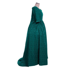 Women's Claire Fraser's Green Ball Gown Costume from Outlander | Vintage Rococo Dress for Cosplay, Halloween, Partie - Coscosmos