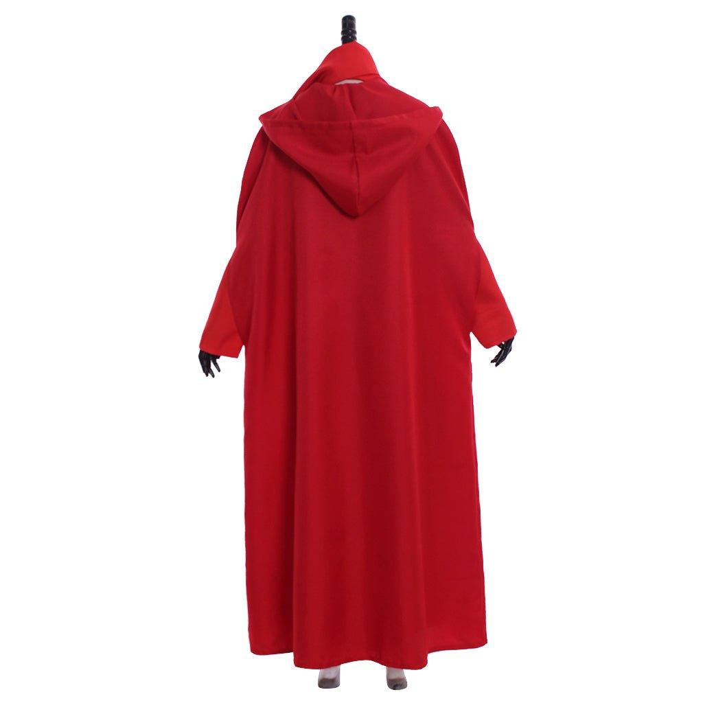 Women's Handmaid's Tale Costume - Red Hooded Cloak Robe for Halloween - Coscosmos