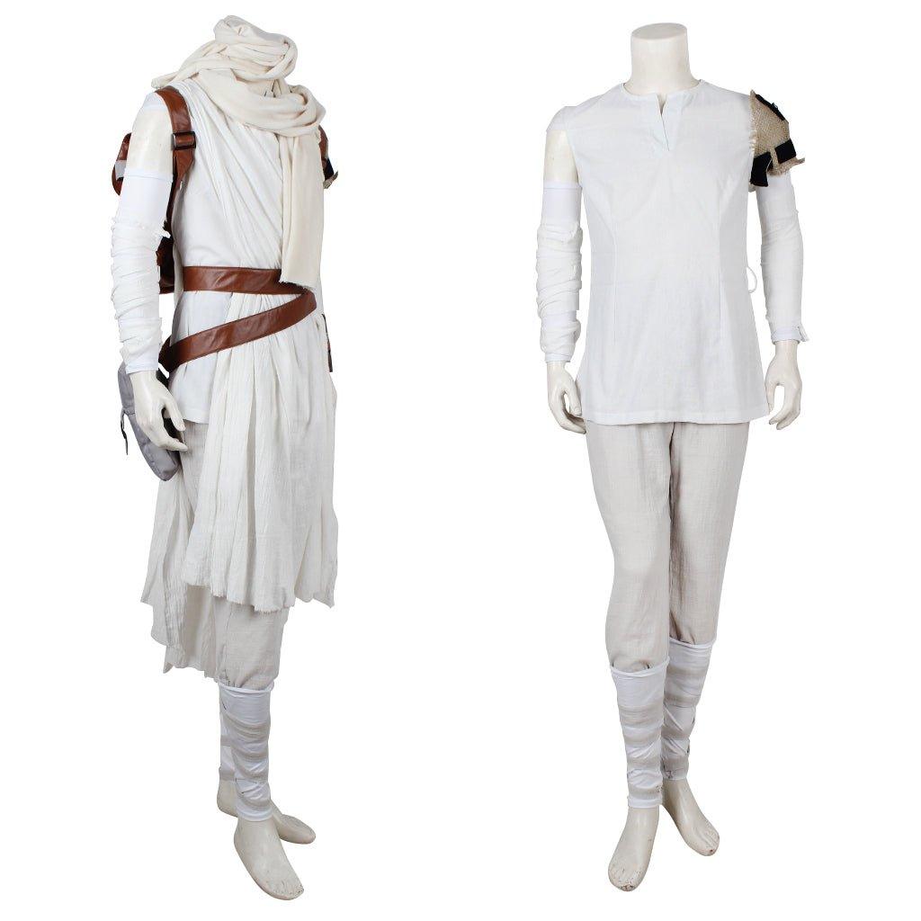 Women's Movie King Costume - Adult White Uniform Full Set for Halloween - Coscosmos