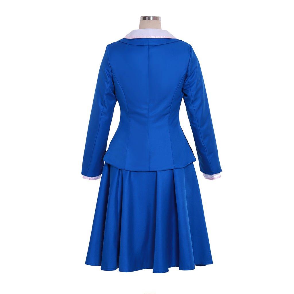 Women's Peggy Carter Cosplay Costume - 3pcs Blue Skirt Uniform | Movie and TV Series Cosplay Outfit | Coscomos - Coscosmos