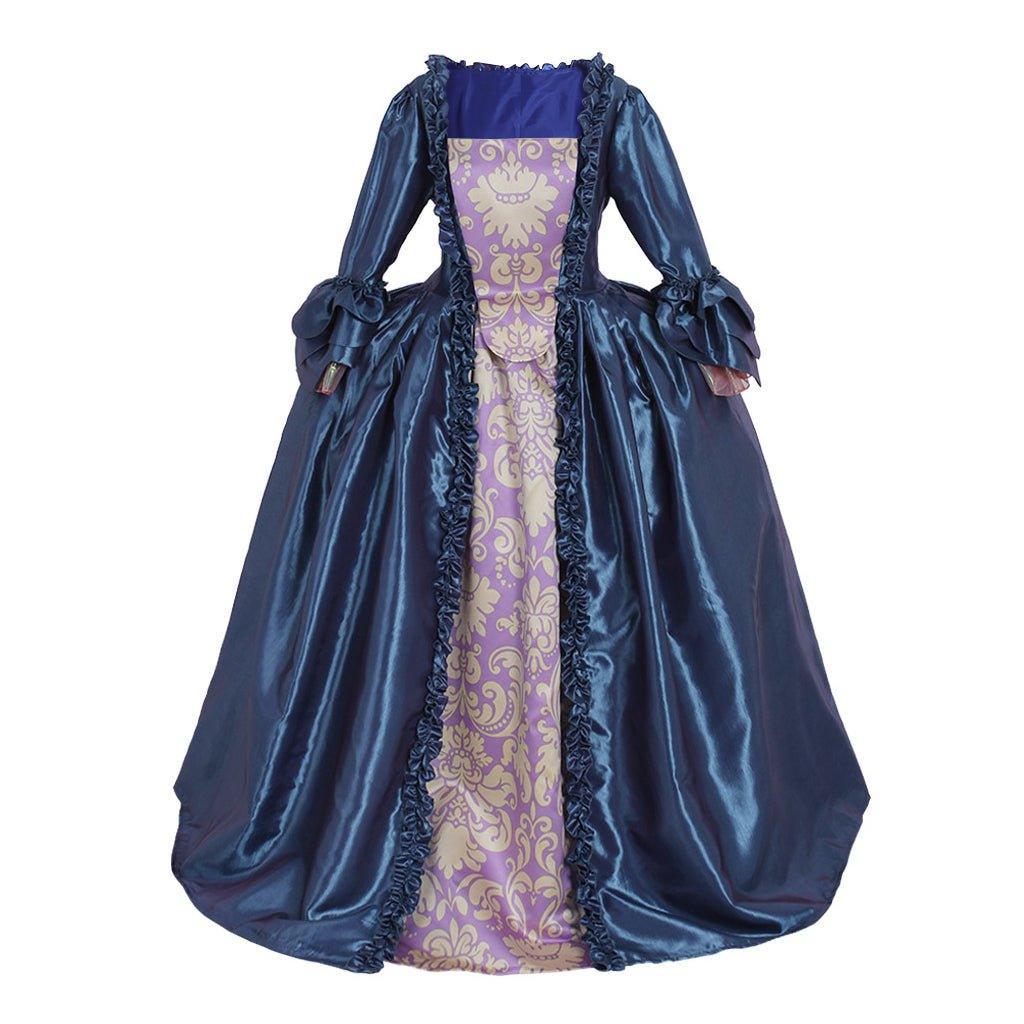 Women's Queen Marie Antoinette Masquerade Rococo Ball Gown | Cosplay Costume Dress - Coscosmos