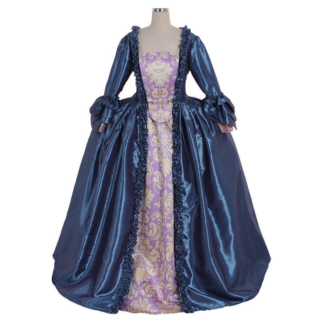 Women's Queen Marie Antoinette Masquerade Rococo Ball Gown | Cosplay Costume Dress - Coscosmos