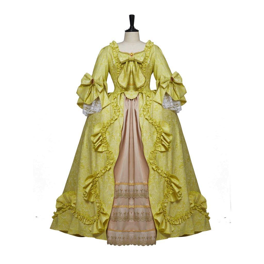 Women's Rococo Ball Gown Queen Marie Antoinette Dress | Victorian Costume for Cosplay, Balls, Halloween, Parties, and Performances - Coscosmos