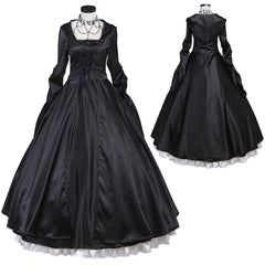 Women’s Victorian Ball Gown | Gothic Vampire Renaissance Costume - Coscosmos