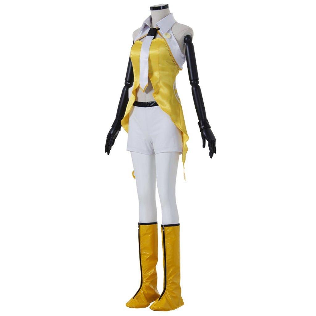 Yellow Miku Cosplay Costume | Hatsune Miku Yellow Outfit - Coscosmos