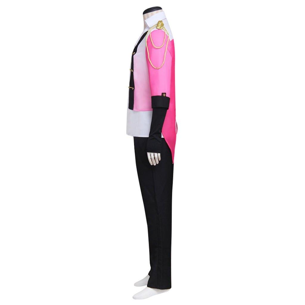 Yuri on Ice Victor Nikiforov Pink Stage Ice Skating Costume - Coscosmos