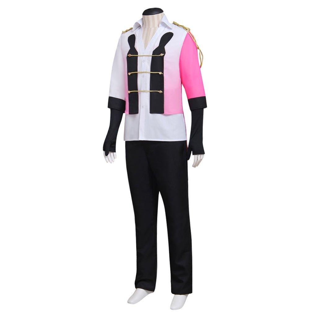 Yuri on Ice Victor Nikiforov Pink Stage Ice Skating Costume - Coscosmos