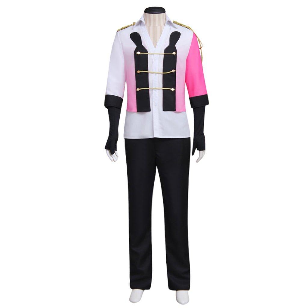 Yuri on Ice Victor Nikiforov Pink Stage Ice Skating Costume - Coscosmos